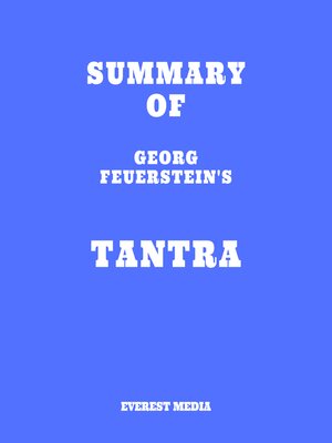 cover image of Summary of Georg Feuerstein's Tantra